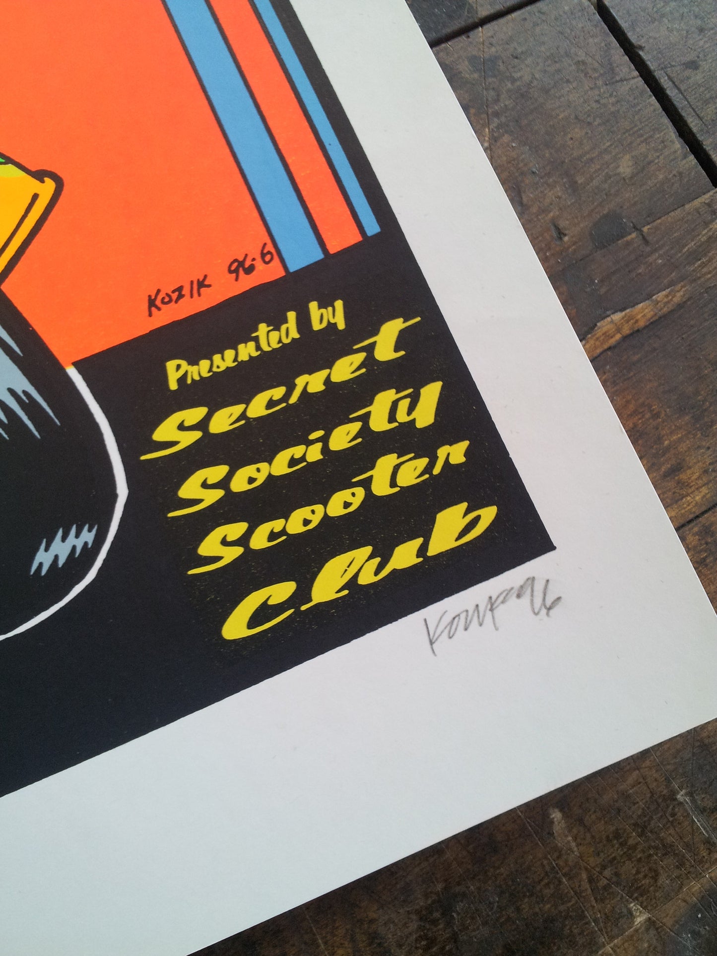 Frank Kozik - 1996 - Scooter Rage X Concert Poster