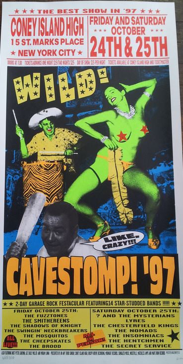 Frank Kozik - 1997 - Cavestomp Poster