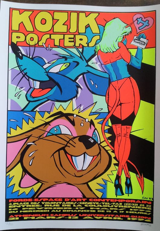 Frank Kozik - 1996 - Swiss Art Show Poster
