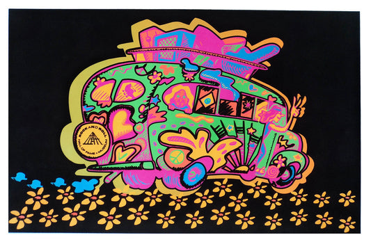 Felt Black Light Poster - 1997 - Rock & Roll Hall of Fame Museum