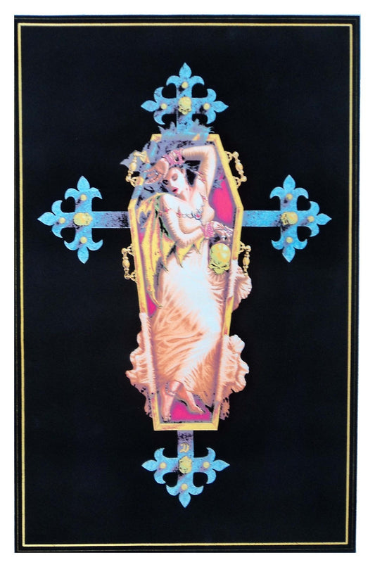Felt Black Light Poster - 1996 - Bride of the Dark Kiss