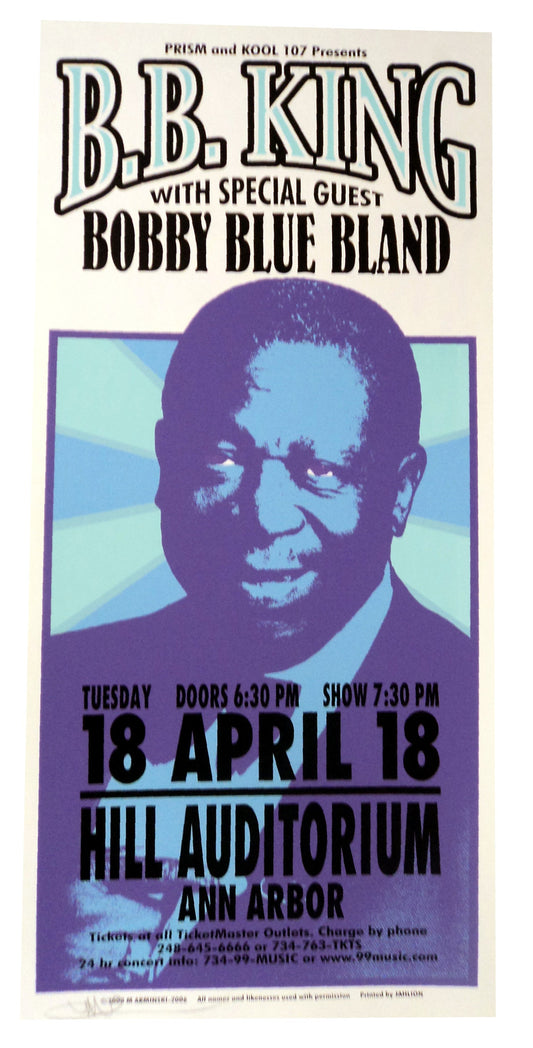 Mark Arminski - 2000 - B.B.King Concert Poster