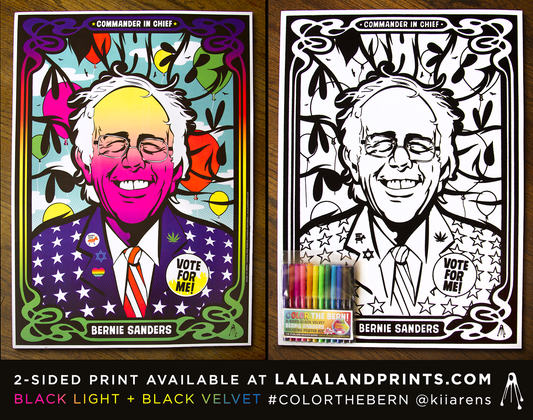2016 - Kii Arens - Color the Burn (Bernie Sanders)