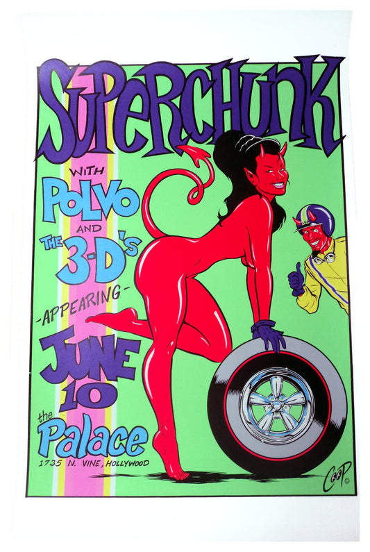 Coop - 1994 - Superchunk Concert Poster