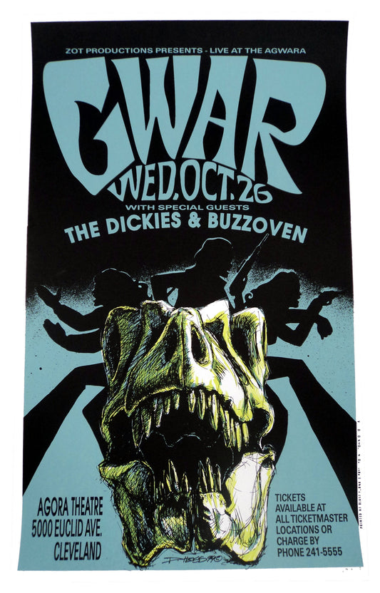 Derek Hess - 1994 - Gwar Poster