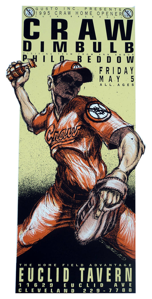 Derek Hess - 1995 - Craw Poster