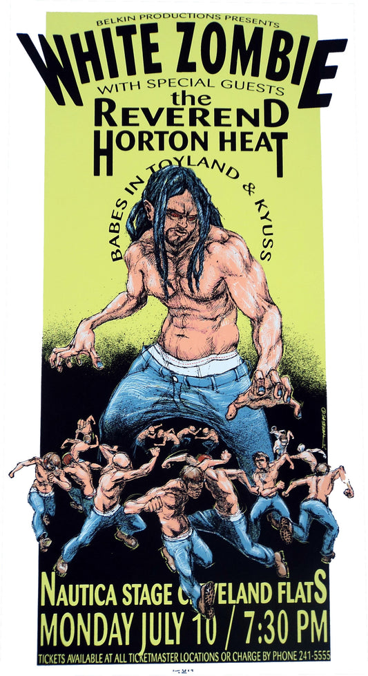 Derek Hess - 1995 - White Zombie Poster