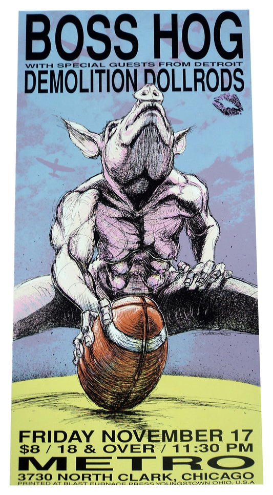 Derek Hess - 1995 - Boss Hog Poster