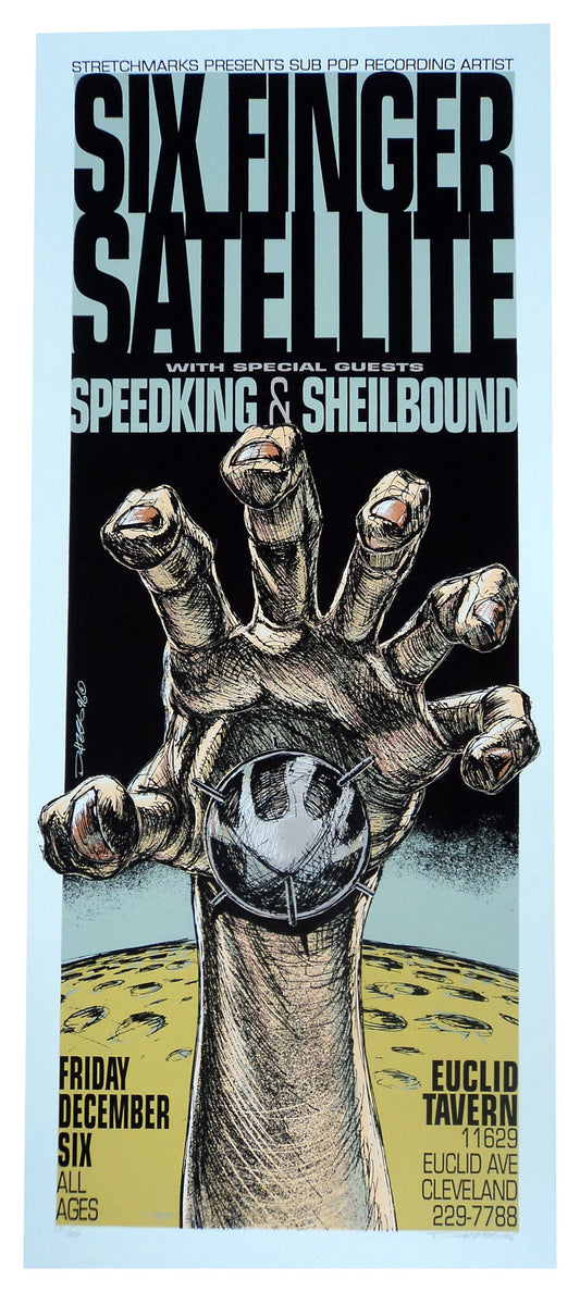 Derek Hess - 1996 - Six Finger Satellite Poster