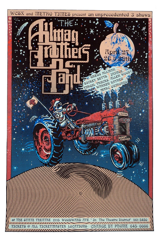 Emek - 1994 - Allman Brothers Band Concert Poster
