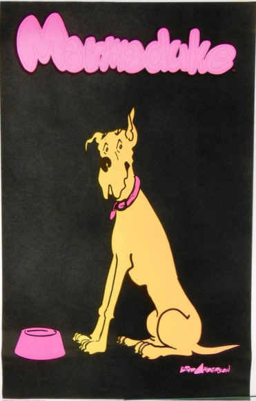 Felt Black Light Poster - 19xx - Marmaduke