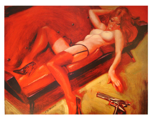 Glenn Barr - 2004 - My New Gun Art Print