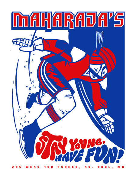 Red Bull / Maharaja's CRUSHED ICE Limited Edition Poster by Lonny Unitus!
