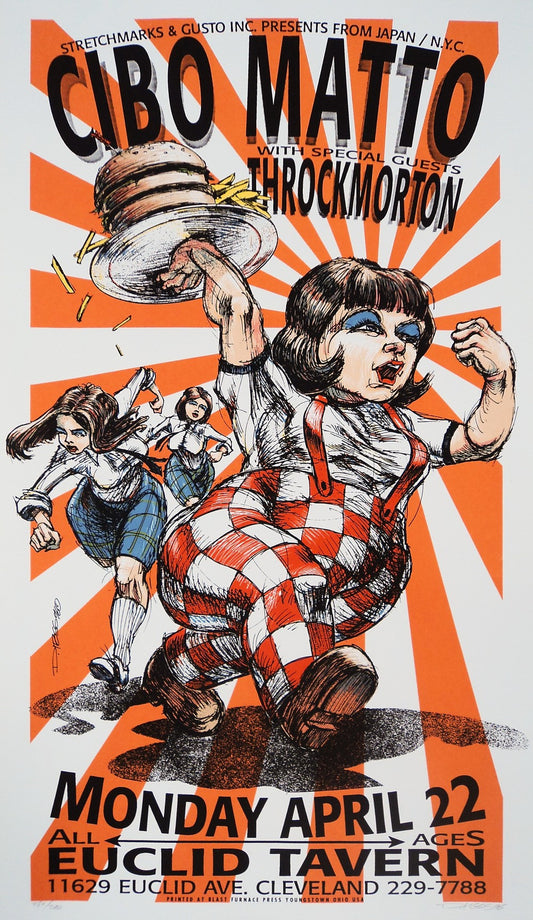 Derek Hess - 1996 - Cibo Matto Concert Poster